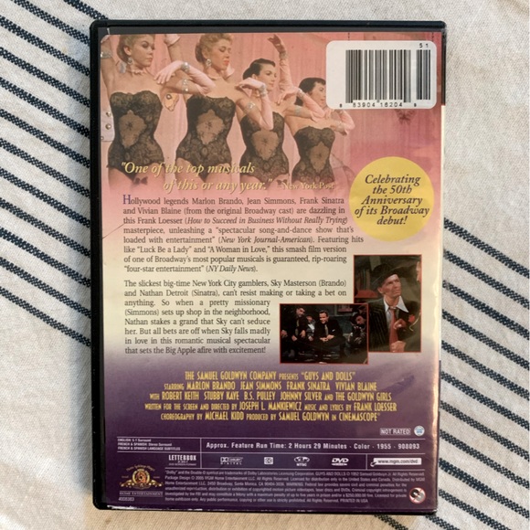 🍿 Guys and Dolls DVD - Picture 2 of 3
